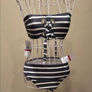 Michael Kors Gunmetal Bikini Set